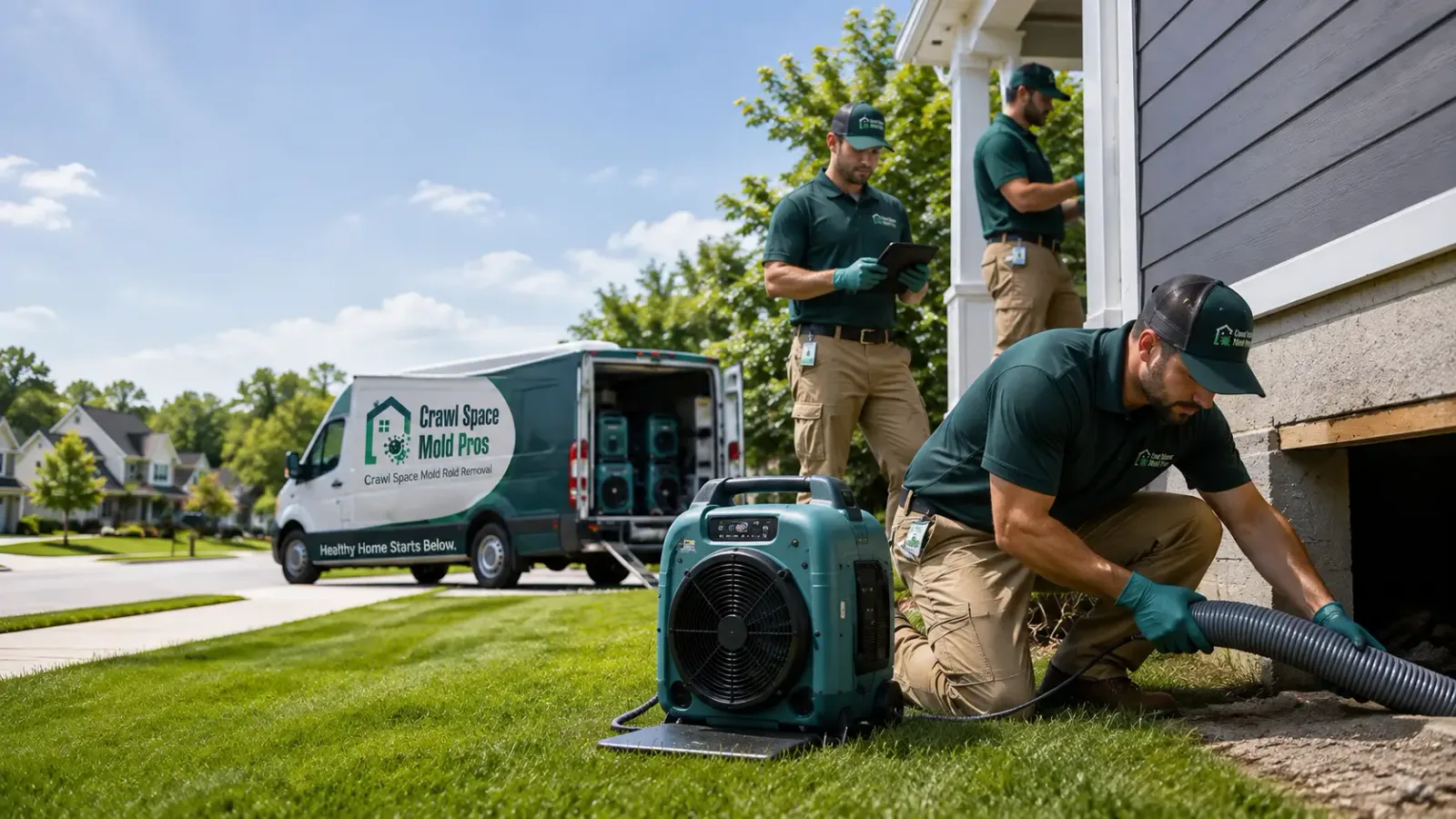 Crawl Space Mold Removal in Minier, IL